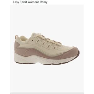Easy Spirit Romy Womens Size 10WW Cream Taupe Walking Comfort Sneakers Shoes